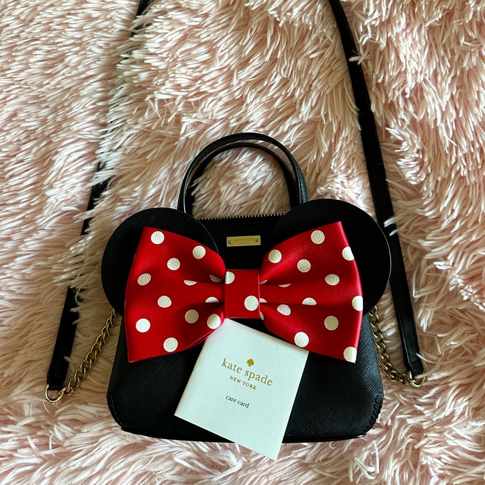 KATE SPADE NEW YORK
X Minnie Mouse 2017 Mini Maise Crossbody Bag